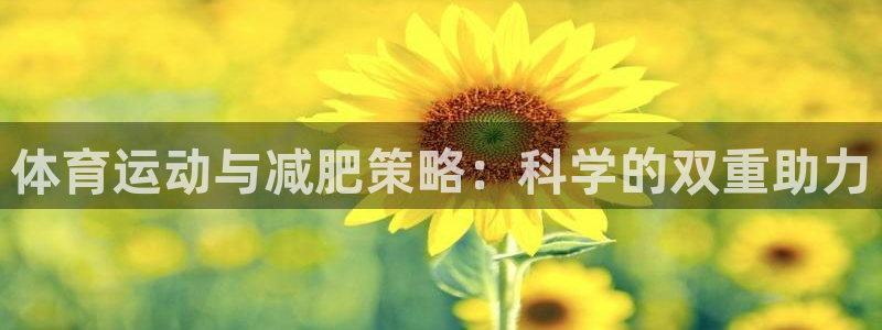 必一运动：体育运动与减肥策略：科学的双重助力